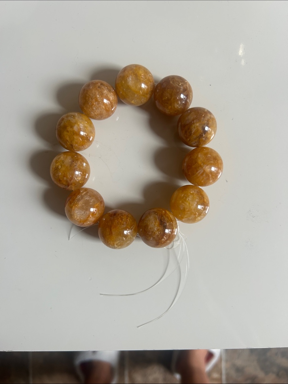 Golden Hematoid Quartz Stretch Bracelet’s